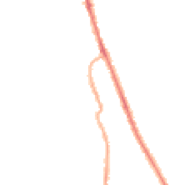 Night-time road noise heatmap for CH45 5AR