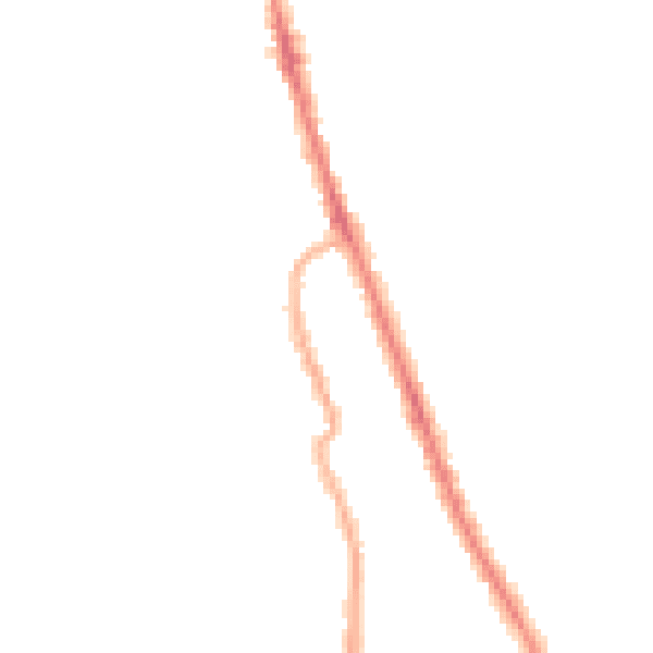 Night-time road noise heatmap for CH45 5AX