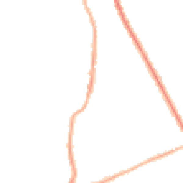 Night-time road noise heatmap for CH45 5DL
