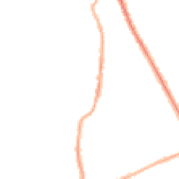 Night-time road noise heatmap for CH45 5DR