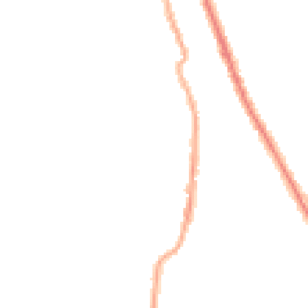 Night-time road noise heatmap for CH45 5DY