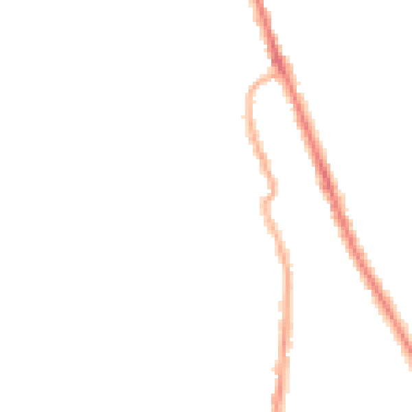 Night-time road noise heatmap for CH45 5EL