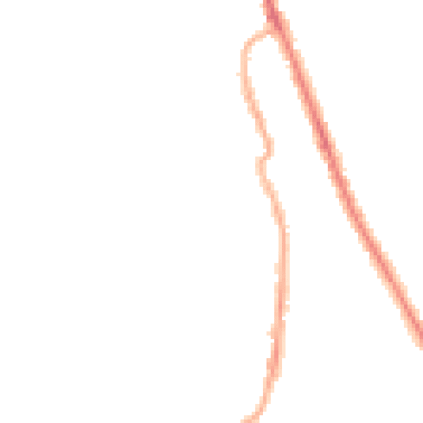 Night-time road noise heatmap for CH45 5ER