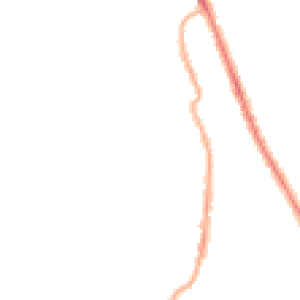 Night-time road noise heatmap for CH45 5ES