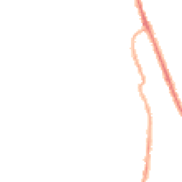 Night-time road noise heatmap for CH45 5EX