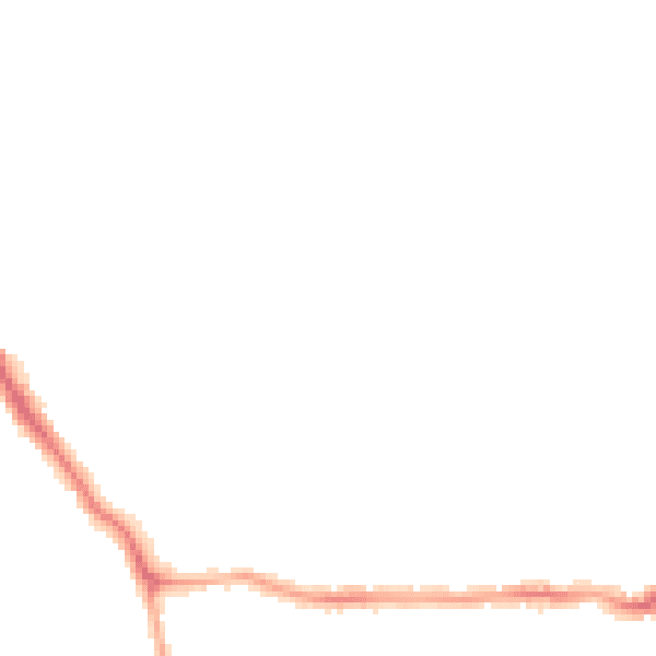 Night-time road noise heatmap for CH45 6TB