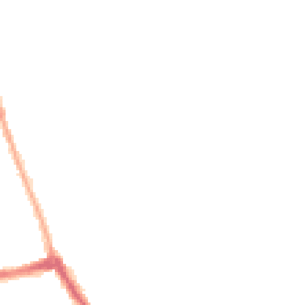 Night-time road noise heatmap for CH45 6UX