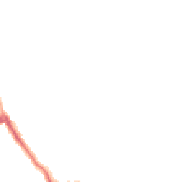 Night-time road noise heatmap for CH45 6XH