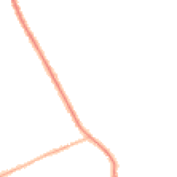 Night-time road noise heatmap for CH45 7PN