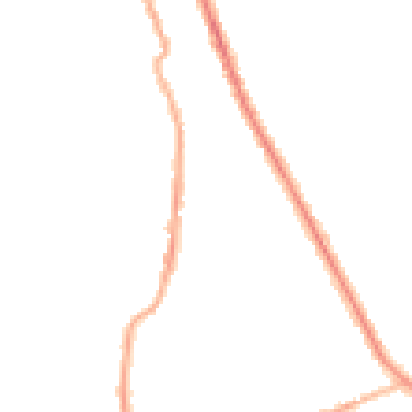 Night-time road noise heatmap for CH45 7QQ