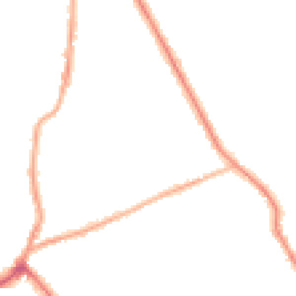 Night-time road noise heatmap for CH45 7SJ