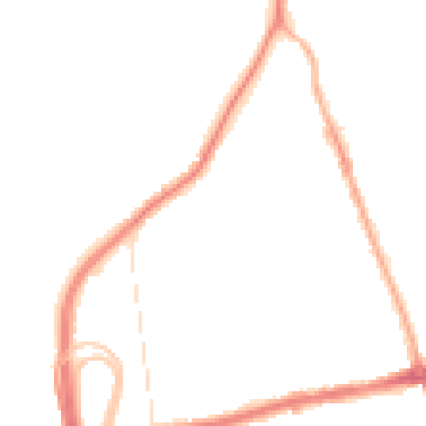 Night-time road noise heatmap for CH45 8JA