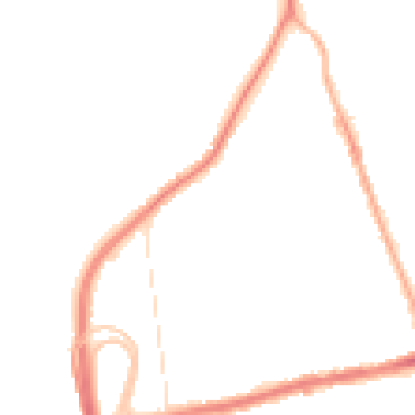 Night-time road noise heatmap for CH45 8JD