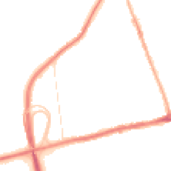 Night-time road noise heatmap for CH45 8JP