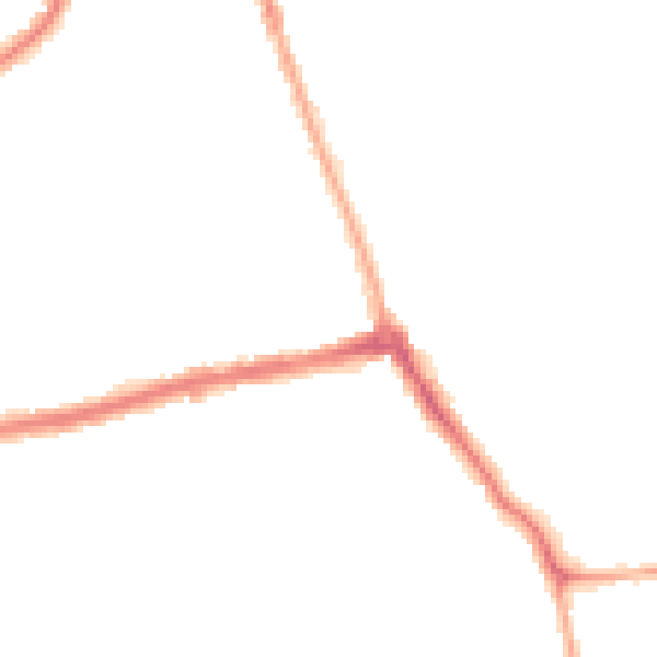 Night-time road noise heatmap for CH45 8NU