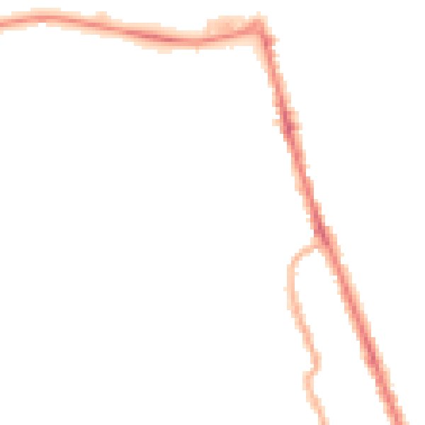 Night-time road noise heatmap for CH45 9LG