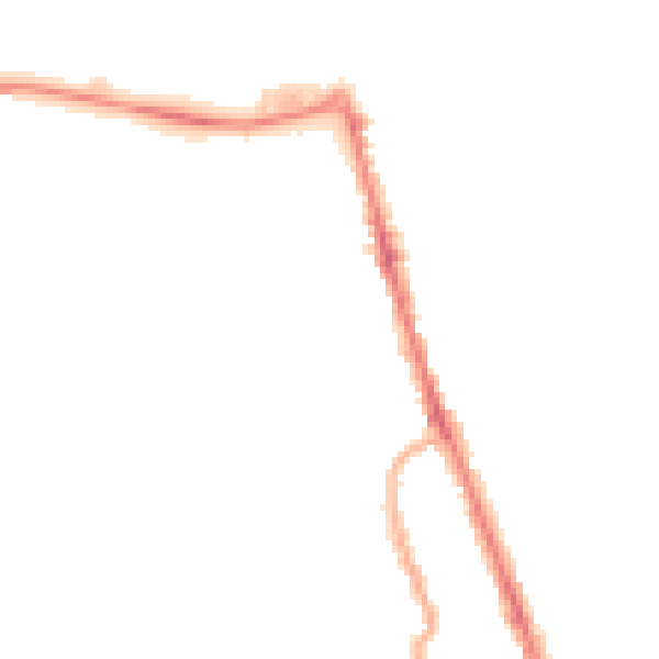 Night-time road noise heatmap for CH45 9LJ