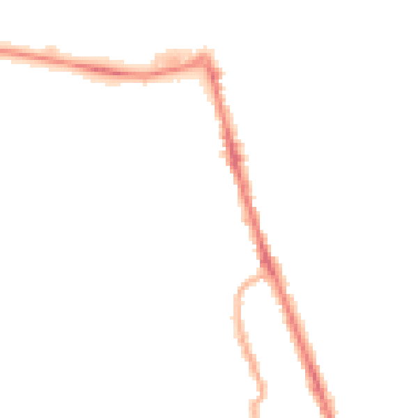 Night-time road noise heatmap for CH45 9LP
