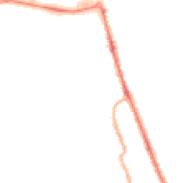 Night-time road noise heatmap for CH45 9NZ