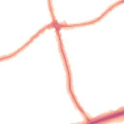 Night-time road noise heatmap for CH46 0PB