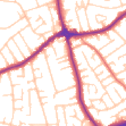 Daytime road noise heatmap for CH46 0PH