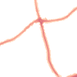 Night-time road noise heatmap for CH46 0PH