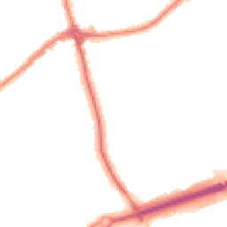Night-time road noise heatmap for CH46 0PL