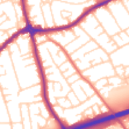 Daytime road noise heatmap for CH46 0PR