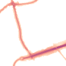 Night-time road noise heatmap for CH46 0PZ