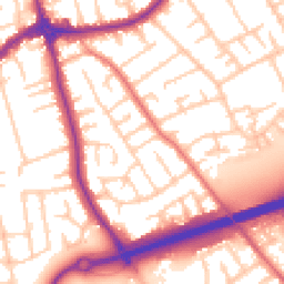 Daytime road noise heatmap for CH46 0QA