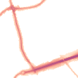 Night-time road noise heatmap for CH46 0QA