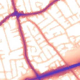 Daytime road noise heatmap for CH46 0QB