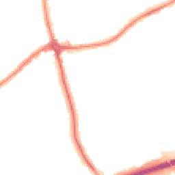 Night-time road noise heatmap for CH46 0QE