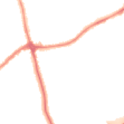 Night-time road noise heatmap for CH46 0QG