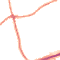 Night-time road noise heatmap for CH46 0QH