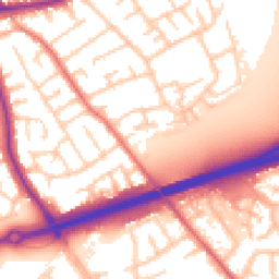 Daytime road noise heatmap for CH46 0QR