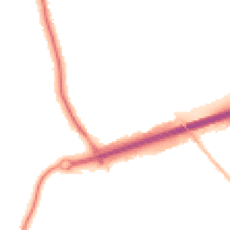 Night-time road noise heatmap for CH46 0QS