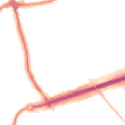 Night-time road noise heatmap for CH46 0QU