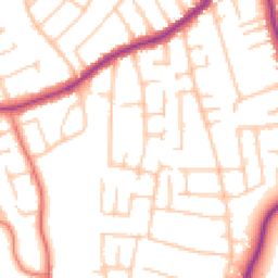 Daytime road noise heatmap for CH46 0QY