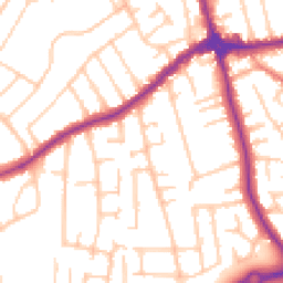 Daytime road noise heatmap for CH46 0RF