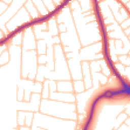 Daytime road noise heatmap for CH46 0RQ