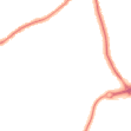 Night-time road noise heatmap for CH46 0RQ