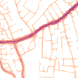 Daytime road noise heatmap for CH46 0RT