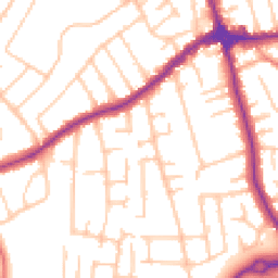 Daytime road noise heatmap for CH46 0SE