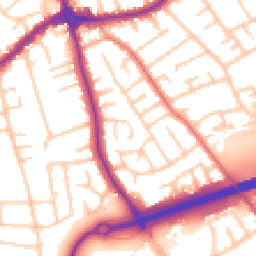 Daytime road noise heatmap for CH46 0SH