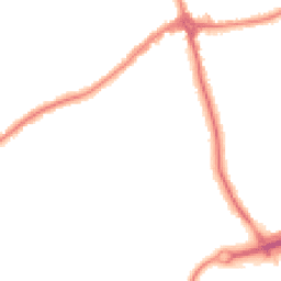 Night-time road noise heatmap for CH46 0SR