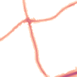 Night-time road noise heatmap for CH46 0TR