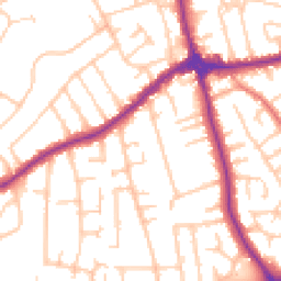 Daytime road noise heatmap for CH46 0UG