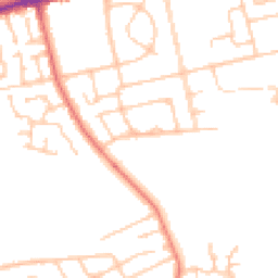 Daytime road noise heatmap for CH46 1QZ