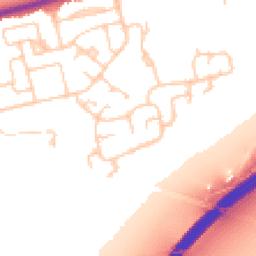 Daytime road noise heatmap for CH46 1RX